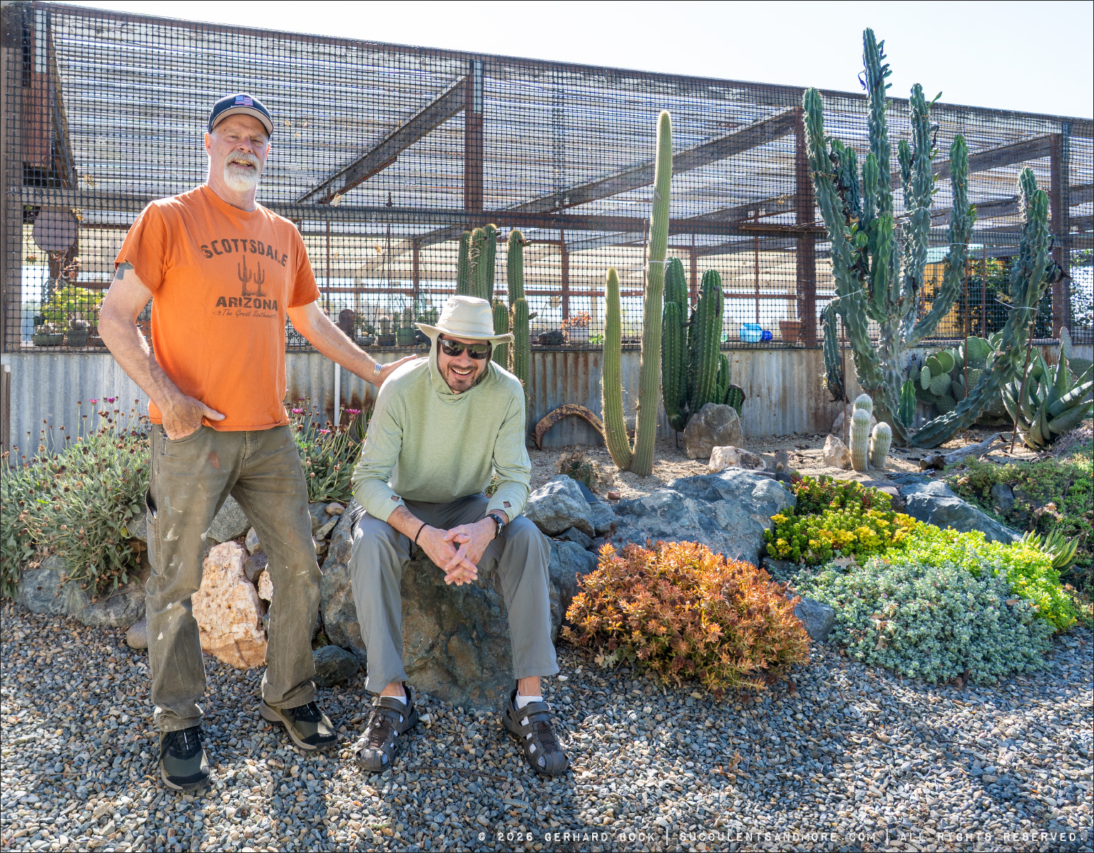 Eric Bailey open garden & giant plant sale, October 31